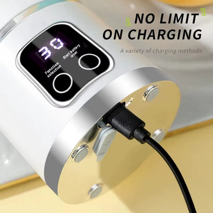 Fresh Smoothies. Anywhere. Anytime. — Portable 10-Blade USB Blender Cup with Ice Crushing Power - EditWell