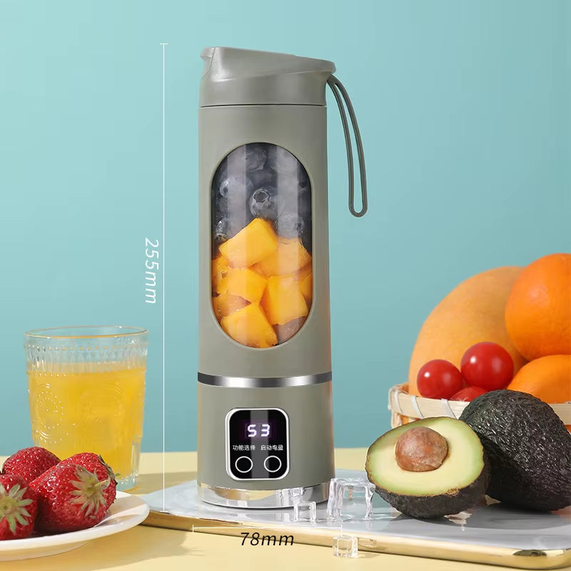 Fresh Smoothies. Anywhere. Anytime. — Portable 10-Blade USB Blender Cup with Ice Crushing Power - EditWell