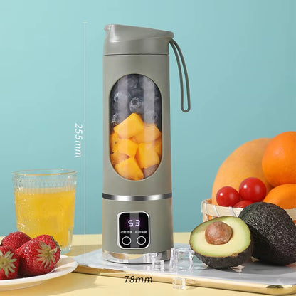 Fresh Smoothies. Anywhere. Anytime. — Portable 10-Blade USB Blender Cup with Ice Crushing Power - EditWell