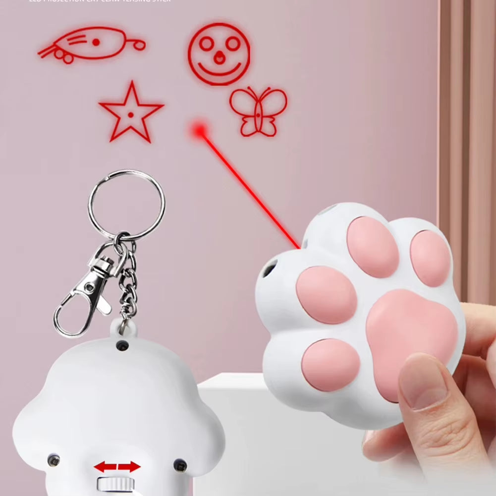 Funny Laser Pet Toys Rechargeable 5 Adjustable Patterns for Pets - EditWell