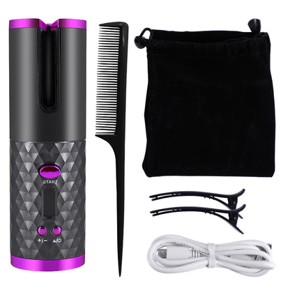 CurlEase Pro – Portable Wireless Automatic Hair Curler