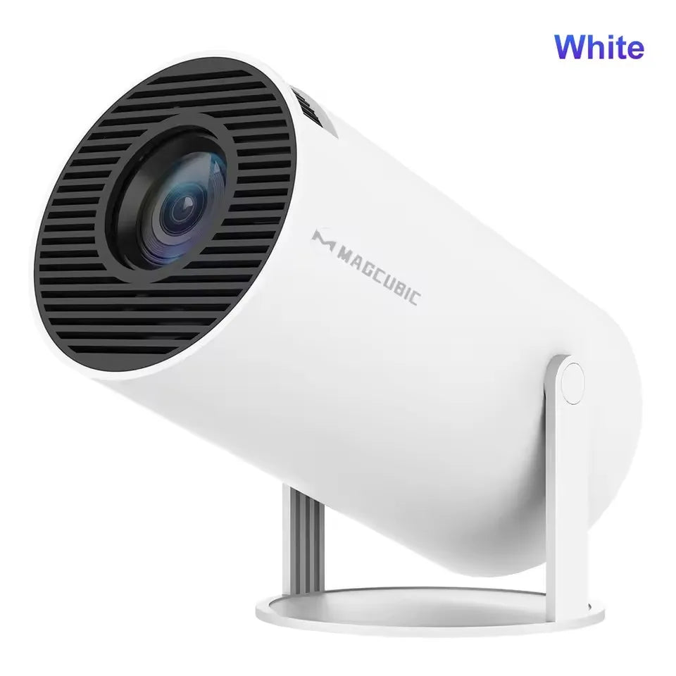 HY300 Ultra Portable 4K Projector with Speaker Electronic Focus 300ANSI - EditWell