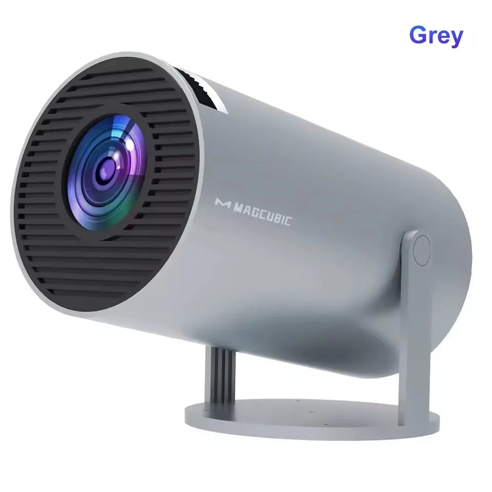 HY300 Ultra Portable 4K Projector with Speaker Electronic Focus 300ANSI - EditWell