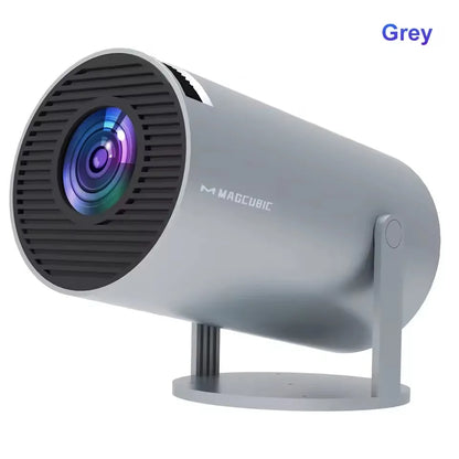 HY300 Ultra Portable 4K Projector with Speaker Electronic Focus 300ANSI - EditWell