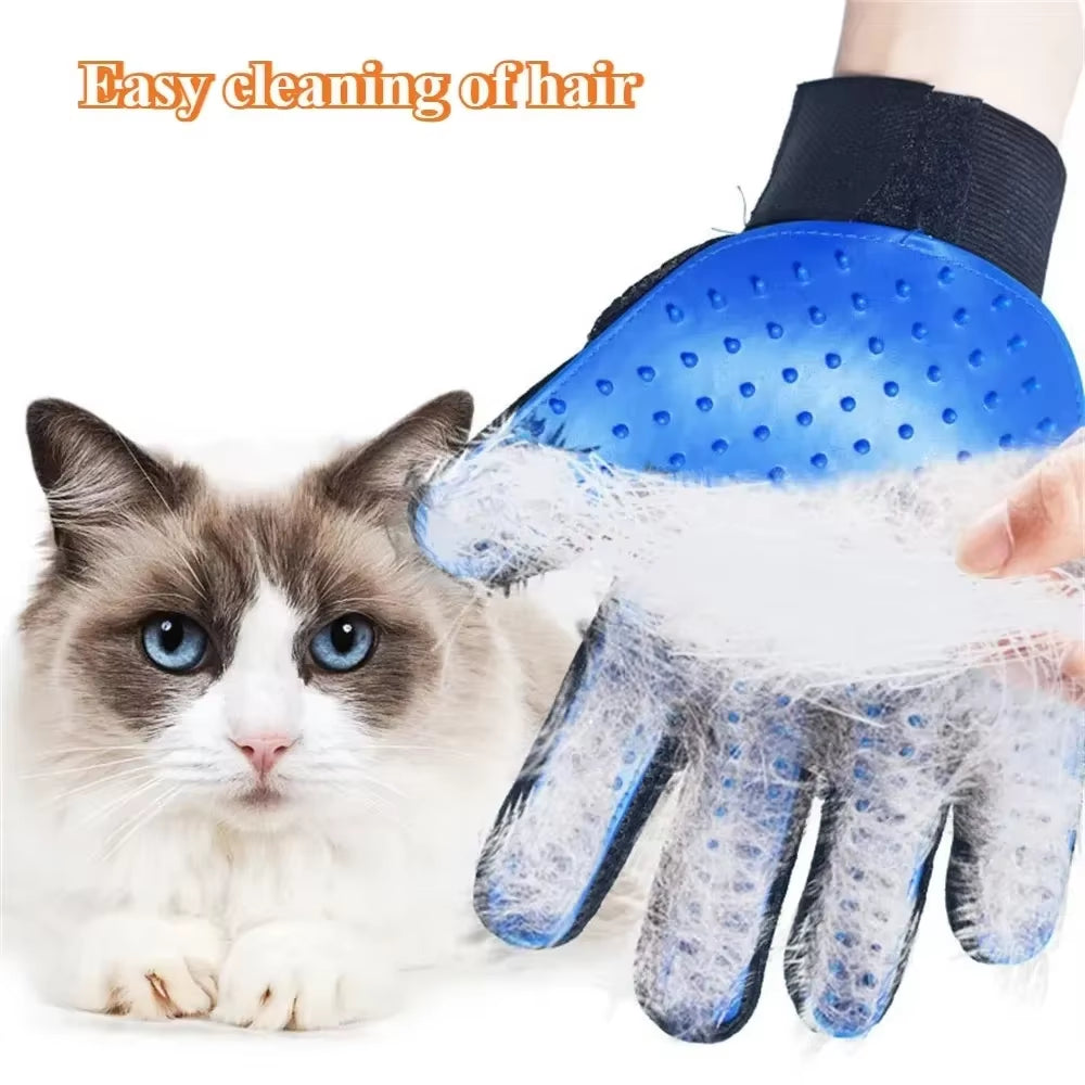 Hair Removal Gloves Clean Rubber Floating Brush Massage Clean Glove - EditWell