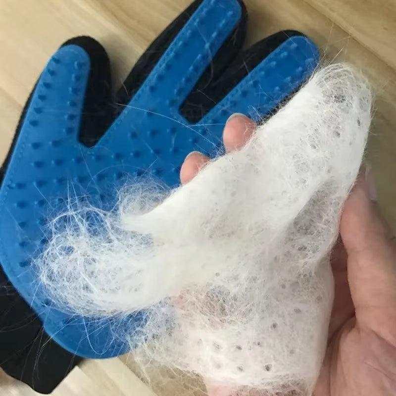 Hair Removal Gloves Clean Rubber Floating Brush Massage Clean Glove - EditWell