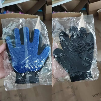 Hair Removal Gloves Clean Rubber Floating Brush Massage Clean Glove - EditWell