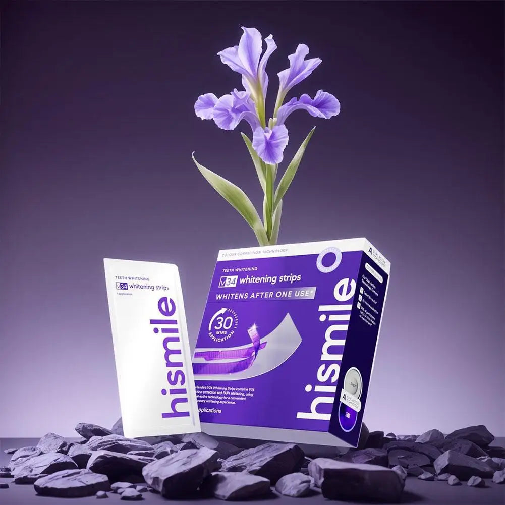 Hismile Xtreme V34 Teeth Whitening | Remove Coffee Wine & Tobacco Stains | Visibly Whiter Teeth in Days | Trusted Worldwide - EditWell