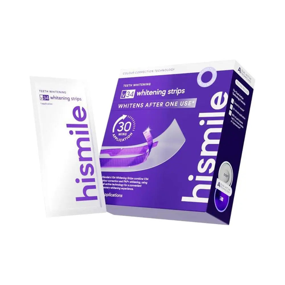 Hismile Xtreme V34 Teeth Whitening | Remove Coffee Wine & Tobacco Stains | Visibly Whiter Teeth in Days | Trusted Worldwide - EditWell