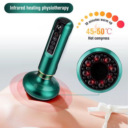 Intelligent Suction Medical Cupping Set Beauty Massager Glass Jars anti Guasha Massage