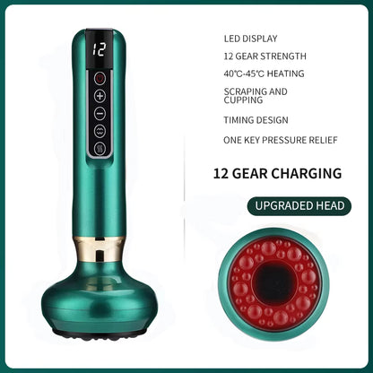 Intelligent Suction Medical Cupping Set Beauty Massager Glass Jars anti Guasha Massage