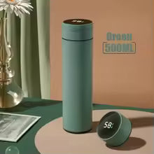 Intelligent Temperature Thermos Bottle Sports Water Cup Car Insulated Cup Keeps Cold - EditWell