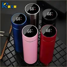 Intelligent Temperature Thermos Bottle Sports Water Cup Car Insulated Cup Keeps Cold - EditWell