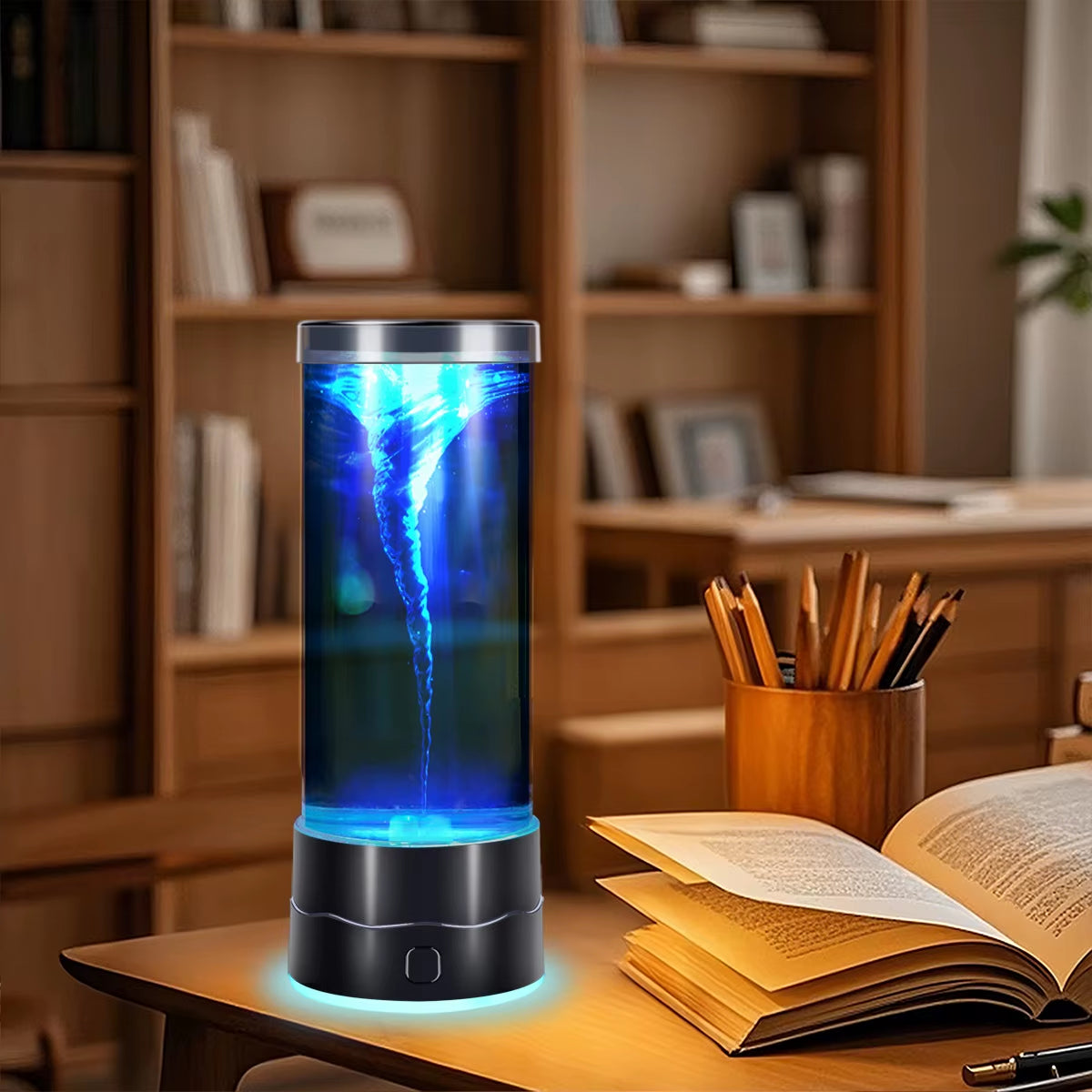 LED Tornado Night Light USB Multi-Colour Changing Atmosphere Lamp Creative Home Decor Lamp Children'S Birthday & Christmas Gift - EditWell