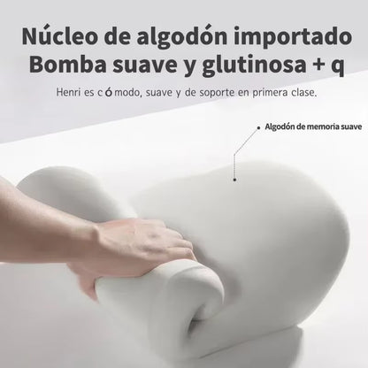 Lumbar Support Memory Foam Pillow | Back Pain Relief | Car & Office - EditWell