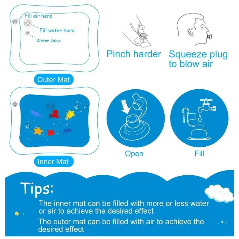 My First Splash — Baby Water Sensory Play Mat - EditWell