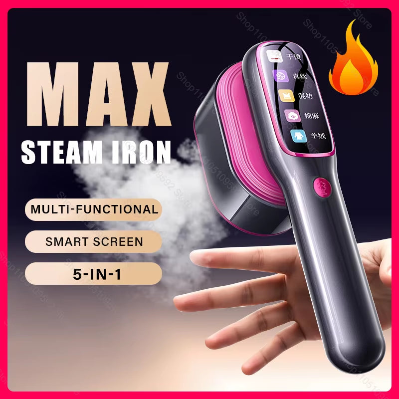 NEW Handheld Steam Iron Garment Steamer Portable Mini Fabric Press Machine - EditWell