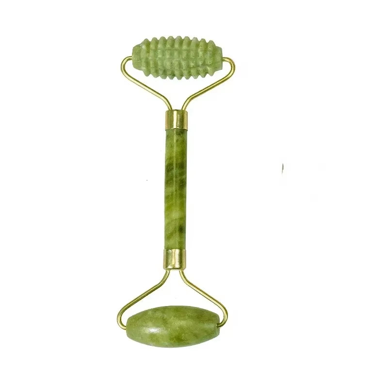 Natural Jade Roller Massager for Face Roller Facial Liftting Anti-Wrinkle Gua Sha Jade Stone Skin Care Tool - EditWell