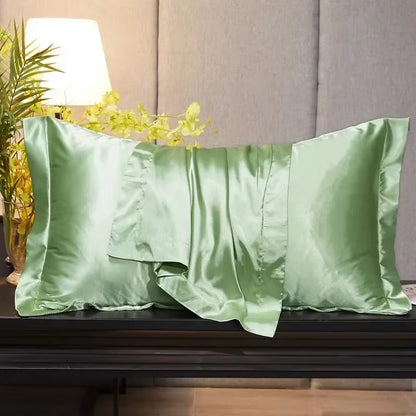 Natural Mulberry Silk Satin Pillowcase for Hair and Skin Superior Quality - EditWell