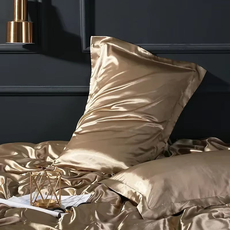 Natural Mulberry Silk Satin Pillowcase for Hair and Skin Superior Quality - EditWell