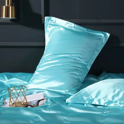 Natural Mulberry Silk Satin Pillowcase for Hair and Skin Superior Quality - EditWell