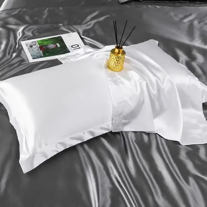 Natural Mulberry Silk Satin Pillowcase for Hair and Skin Superior Quality - EditWell