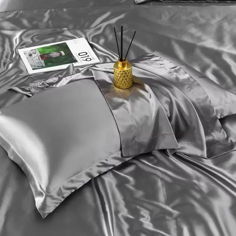 Natural Mulberry Silk Satin Pillowcase for Hair and Skin Superior Quality - EditWell