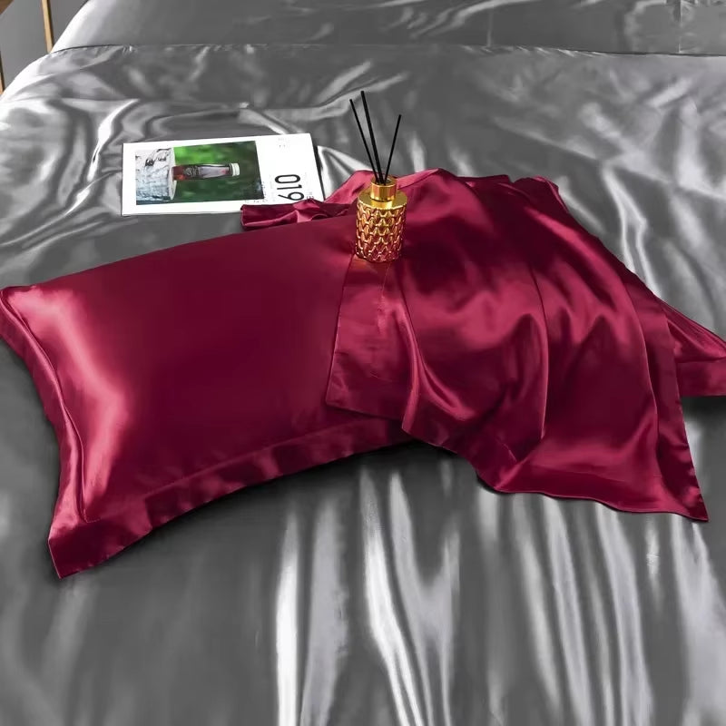 Natural Mulberry Silk Satin Pillowcase for Hair and Skin Superior Quality - EditWell