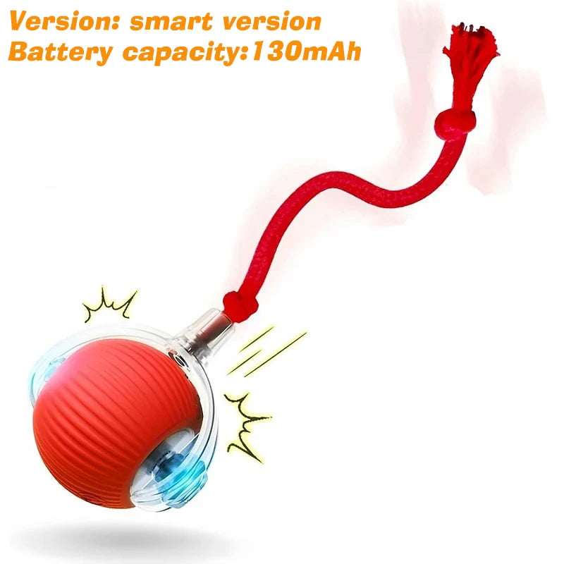 New Dog Interactive Ball Toy,Automatic Rolling Dog Ball Rechargeable,Smart Puppy Interactive Toy,Intelligent Balls Toy for Dogs - EditWell