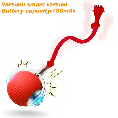 New Dog Interactive Ball Toy,Automatic Rolling Dog Ball Rechargeable,Smart Puppy Interactive Toy,Intelligent Balls Toy for Dogs - EditWell