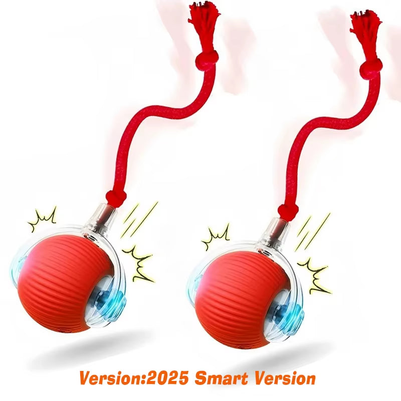 New Dog Interactive Ball Toy,Automatic Rolling Dog Ball Rechargeable,Smart Puppy Interactive Toy,Intelligent Balls Toy for Dogs - EditWell