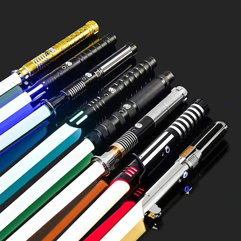 NightGlow Laser Lightsaber – Colour Changing Metal Blade with Sound Effects & USB Rechargeable Battery - EditWell