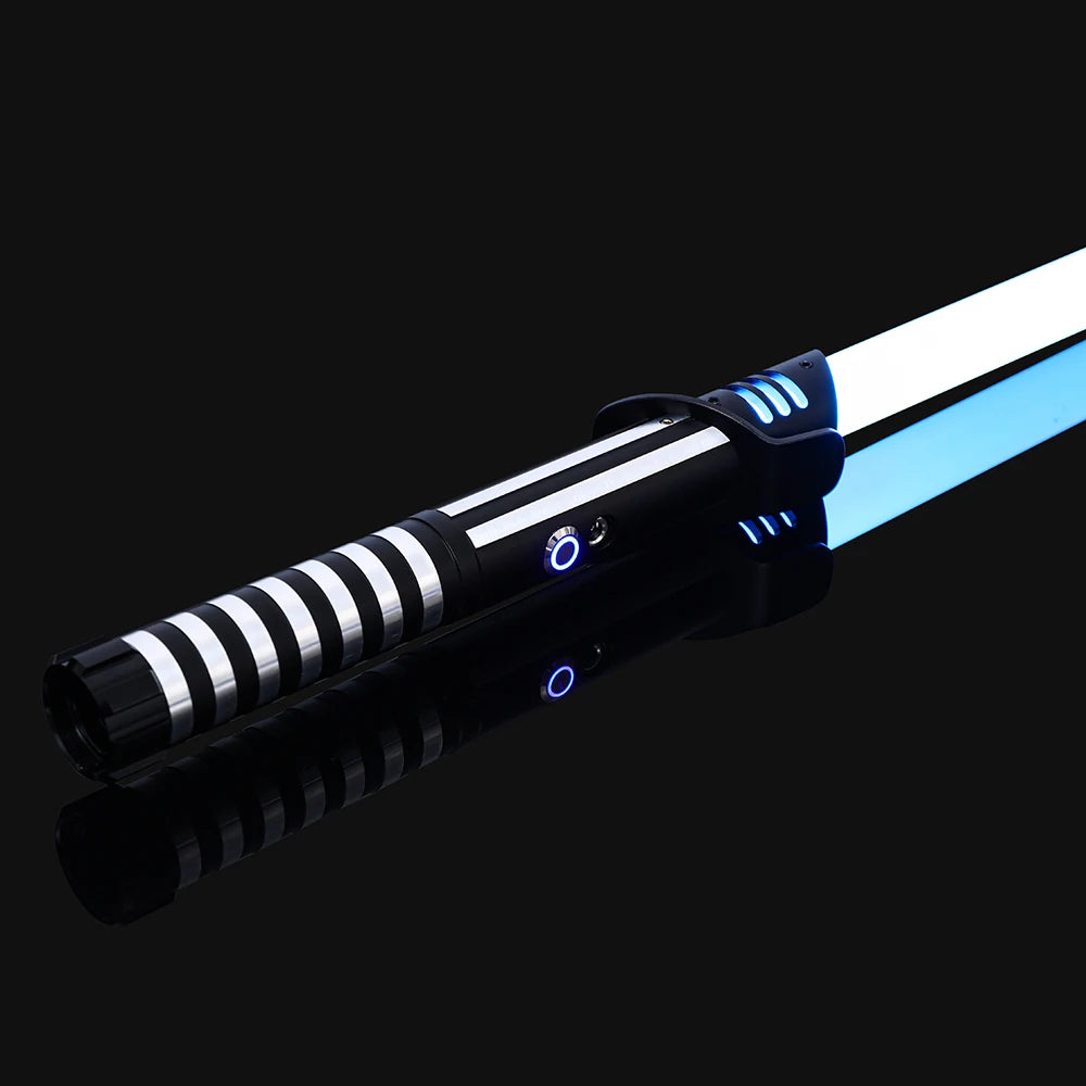 NightGlow Laser Lightsaber – Colour Changing Metal Blade with Sound Effects & USB Rechargeable Battery - EditWell