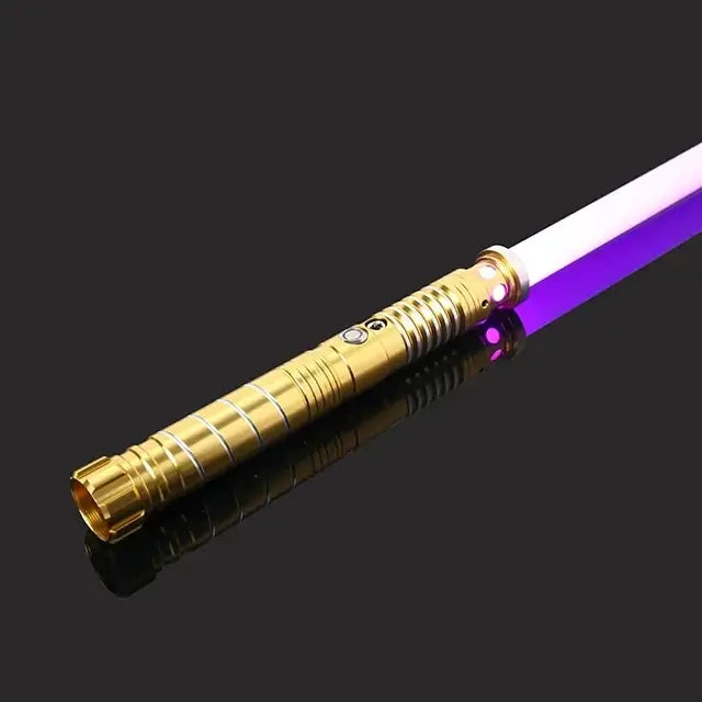 NightGlow Laser Lightsaber – Colour Changing Metal Blade with Sound Effects & USB Rechargeable Battery - EditWell