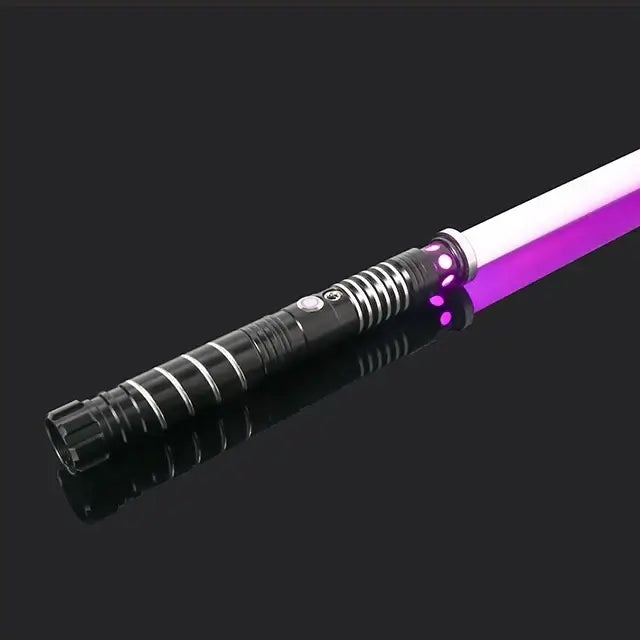 NightGlow Laser Lightsaber – Colour Changing Metal Blade with Sound Effects & USB Rechargeable Battery - EditWell