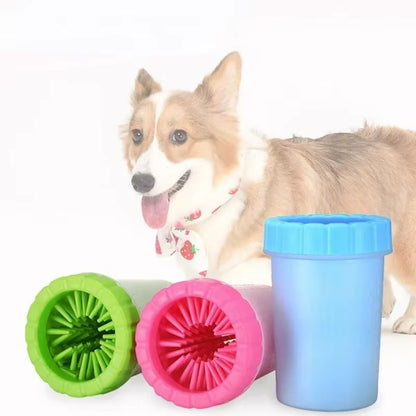 Pet Foot Washing Cup Dog Bath Pet Beauty Cleaning Wipe Free Automatic - EditWell