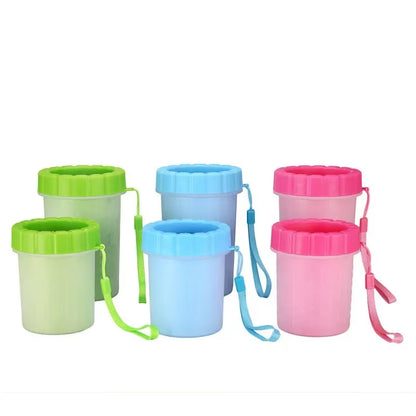 Pet Foot Washing Cup Dog Bath Pet Beauty Cleaning Wipe Free Automatic - EditWell