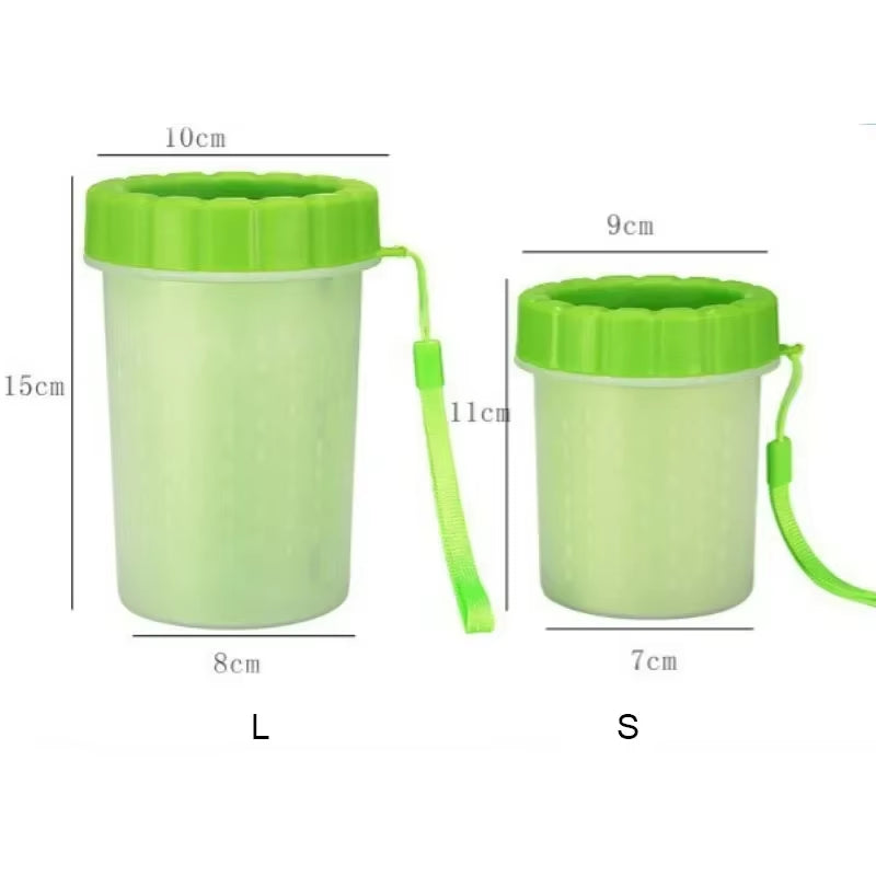 Pet Foot Washing Cup Dog Bath Pet Beauty Cleaning Wipe Free Automatic - EditWell