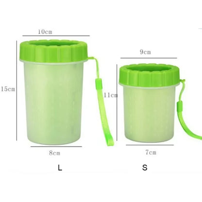 Pet Foot Washing Cup Dog Bath Pet Beauty Cleaning Wipe Free Automatic - EditWell
