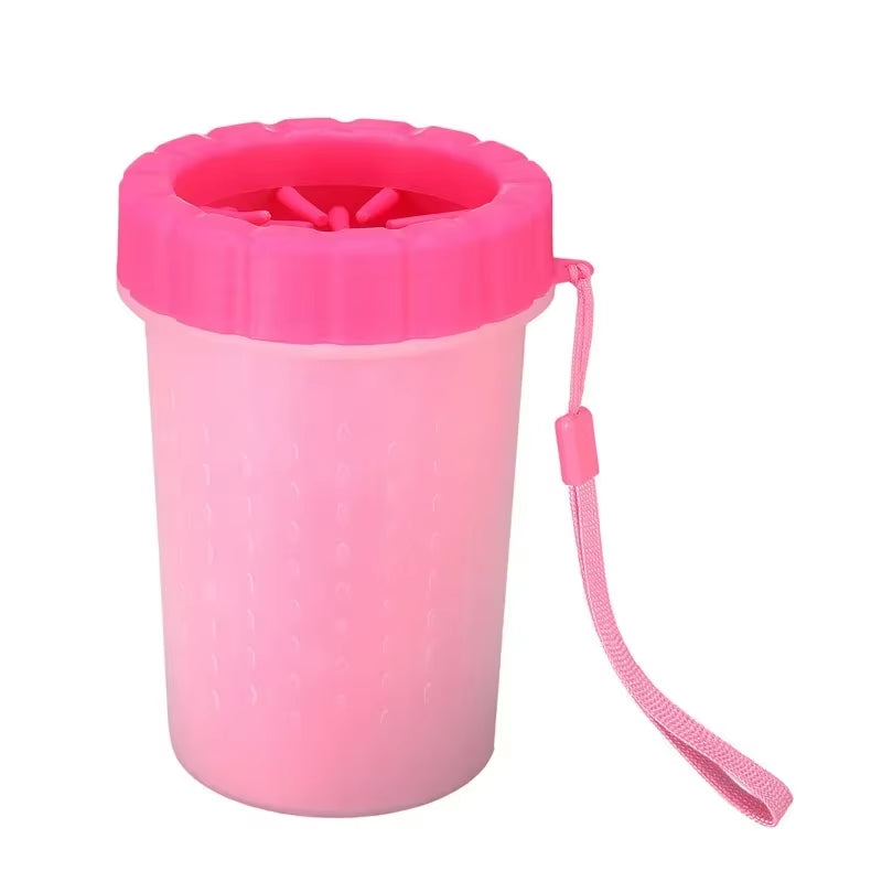 Pet Foot Washing Cup Dog Bath Pet Beauty Cleaning Wipe Free Automatic - EditWell