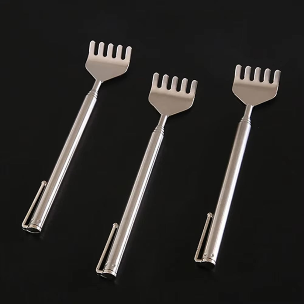 Portable Extendable Back Scratcher Stainless Steel Telescoping Extendable Products Hackle Handicrafts - EditWell