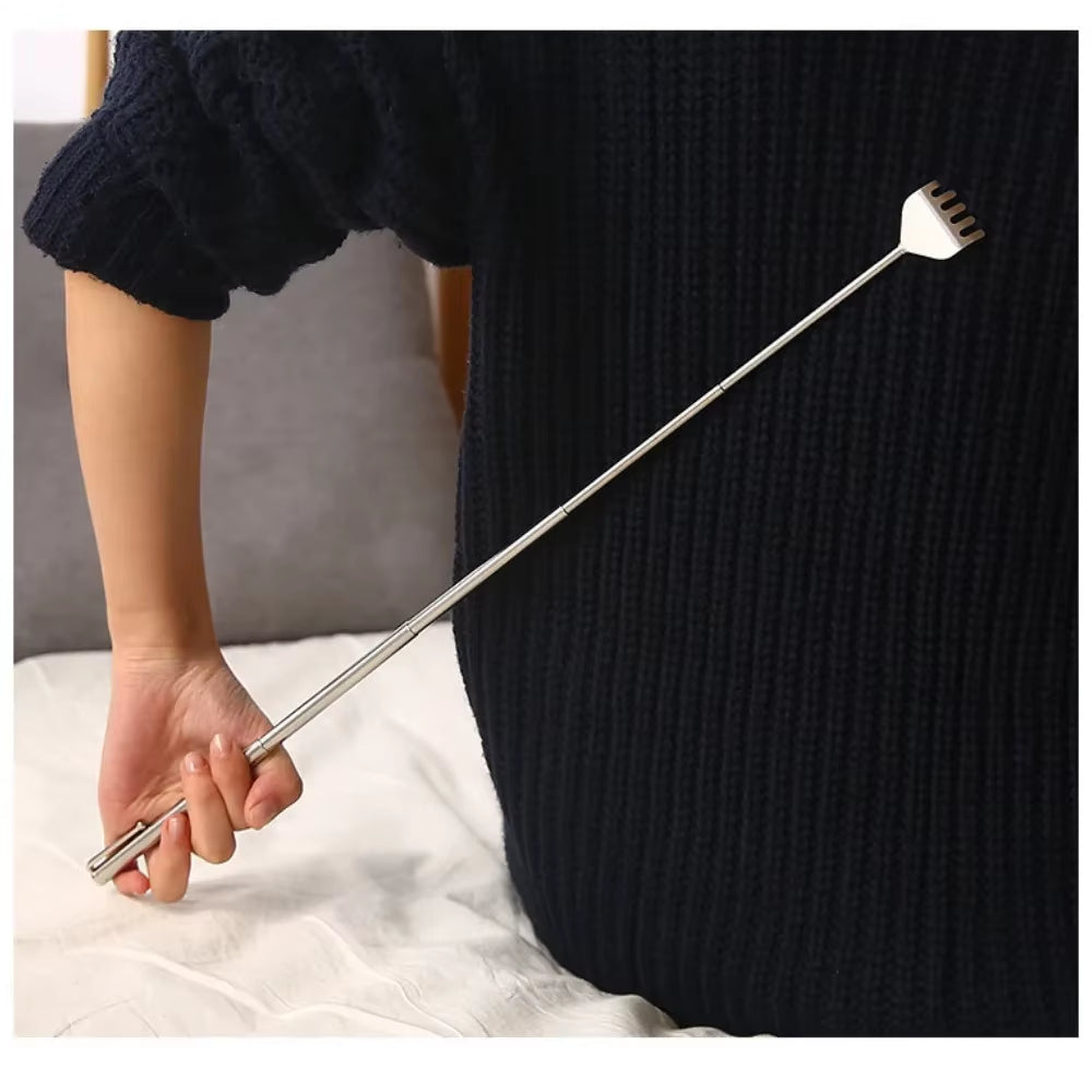 Portable Extendable Back Scratcher Stainless Steel Telescoping Extendable Products Hackle Handicrafts - EditWell