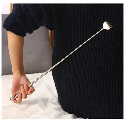 Portable Extendable Back Scratcher Stainless Steel Telescoping Extendable Products Hackle Handicrafts - EditWell