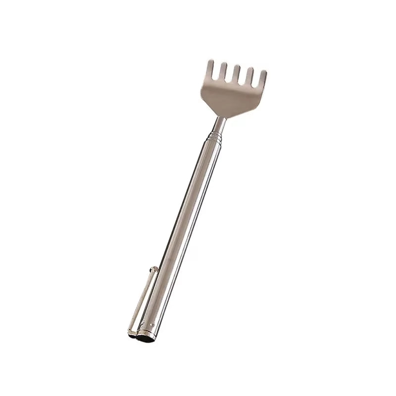 Portable Extendable Back Scratcher Stainless Steel Telescoping Extendable Products Hackle Handicrafts - EditWell