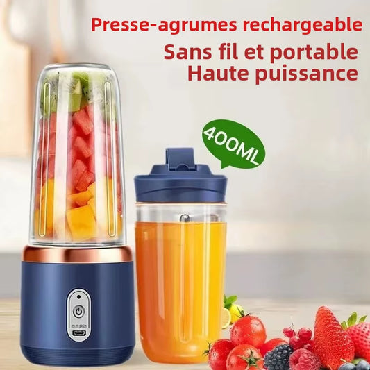 Portable USB Blender Cup | Wireless Juicer | 25000RPM | 6 Blade - EditWell