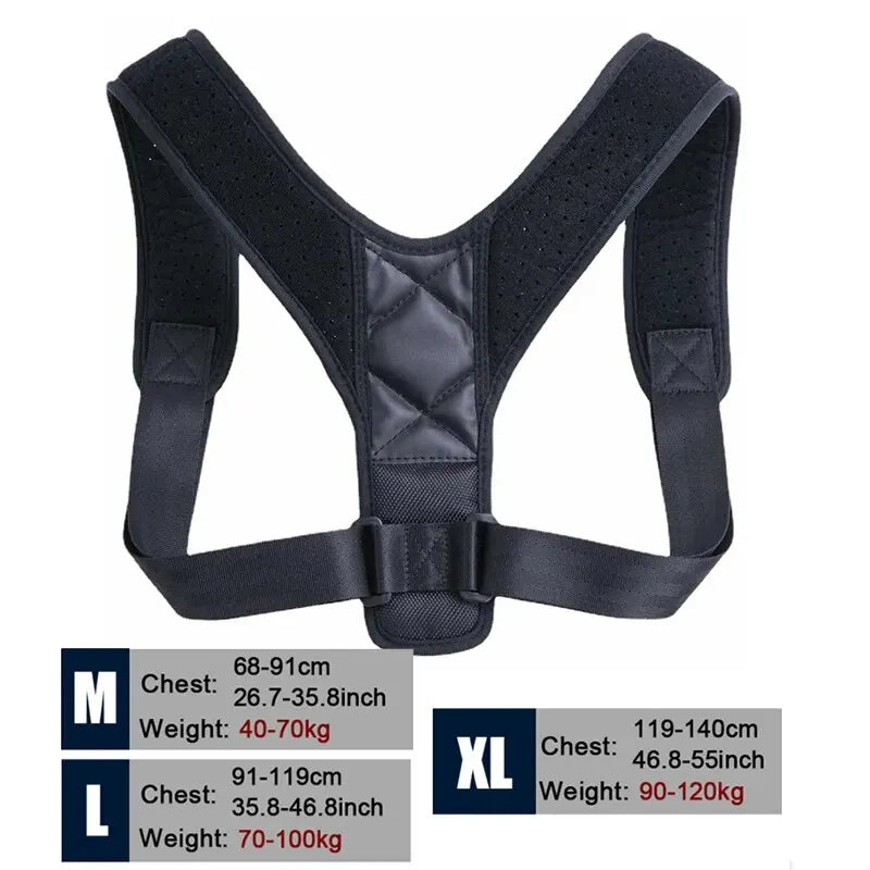 Posture Corrector Brace | Fix Rounded Shoulders & Upper Back Pain