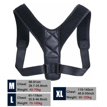 Posture Corrector Brace | Fix Rounded Shoulders & Upper Back Pain
