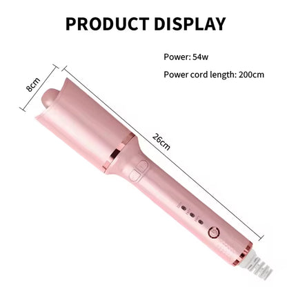 Professional Automatic Hair Curler | Ceramic Tourmaline Barrel | 160–220°C | 9s Auto Curl Timer | Left & Right Rotation | Anti-Burn | Salon Results at Home - EditWell