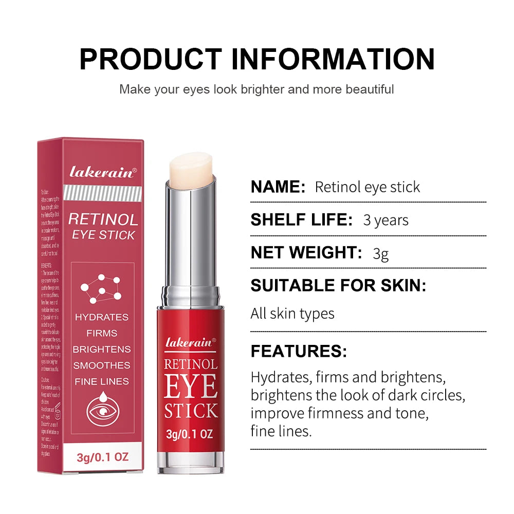 Retinol Eye Cream Stick | Dark Circles Firming | Instant Repair - EditWell