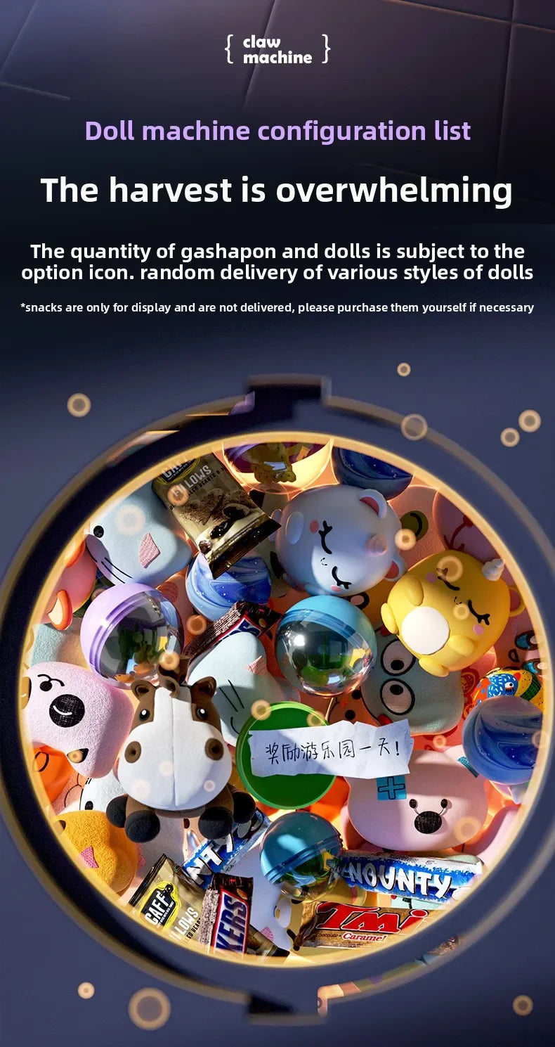 ClawMaster Arcade™ – Mini Candy & Toy Claw Machine